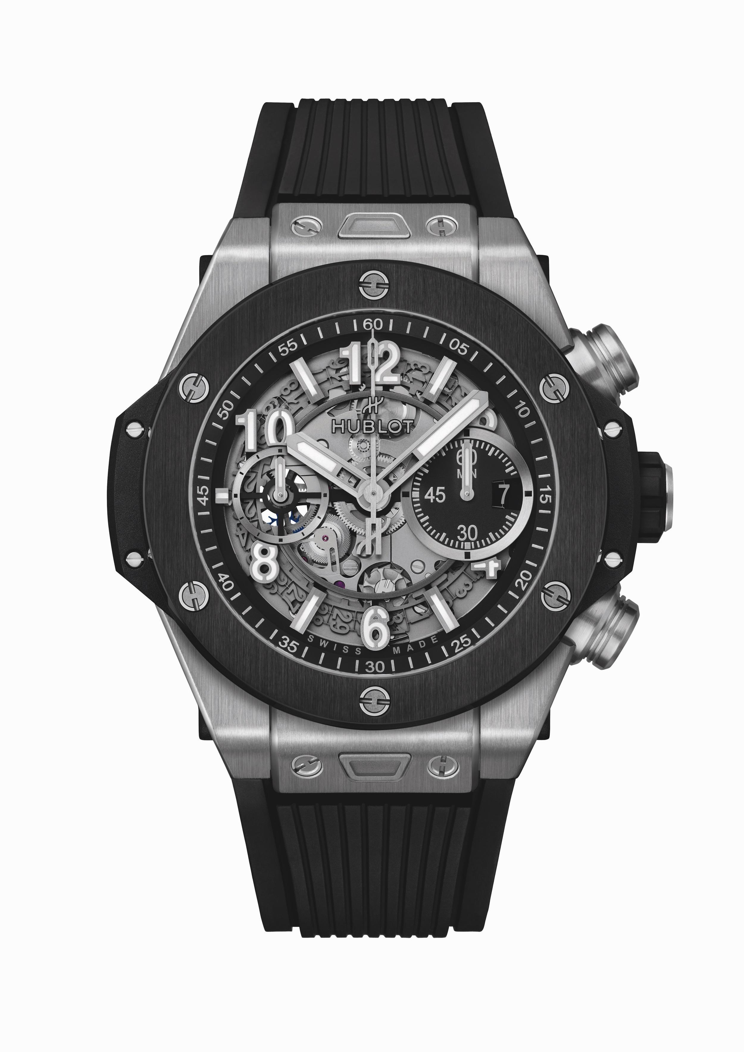 Часы Hublot Big Bang Unico Titanium Ceramic 44 мм. Референс 421.NM.1170.RX.