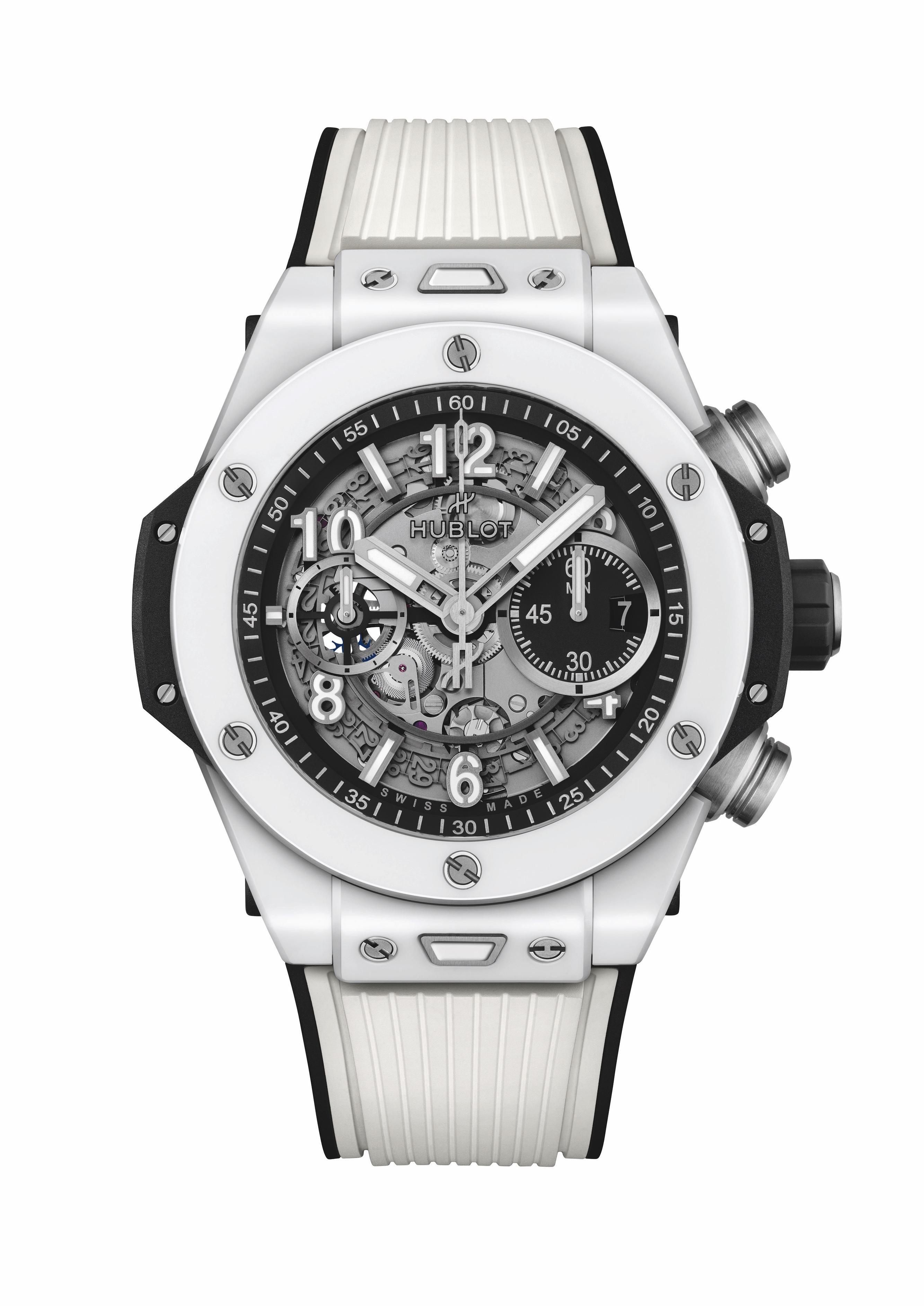 Hublot Big Bang Unico White Ceramic 44 մմ ժամացույց։ Ռեֆերենս՝ 421.HX.1170.RX։