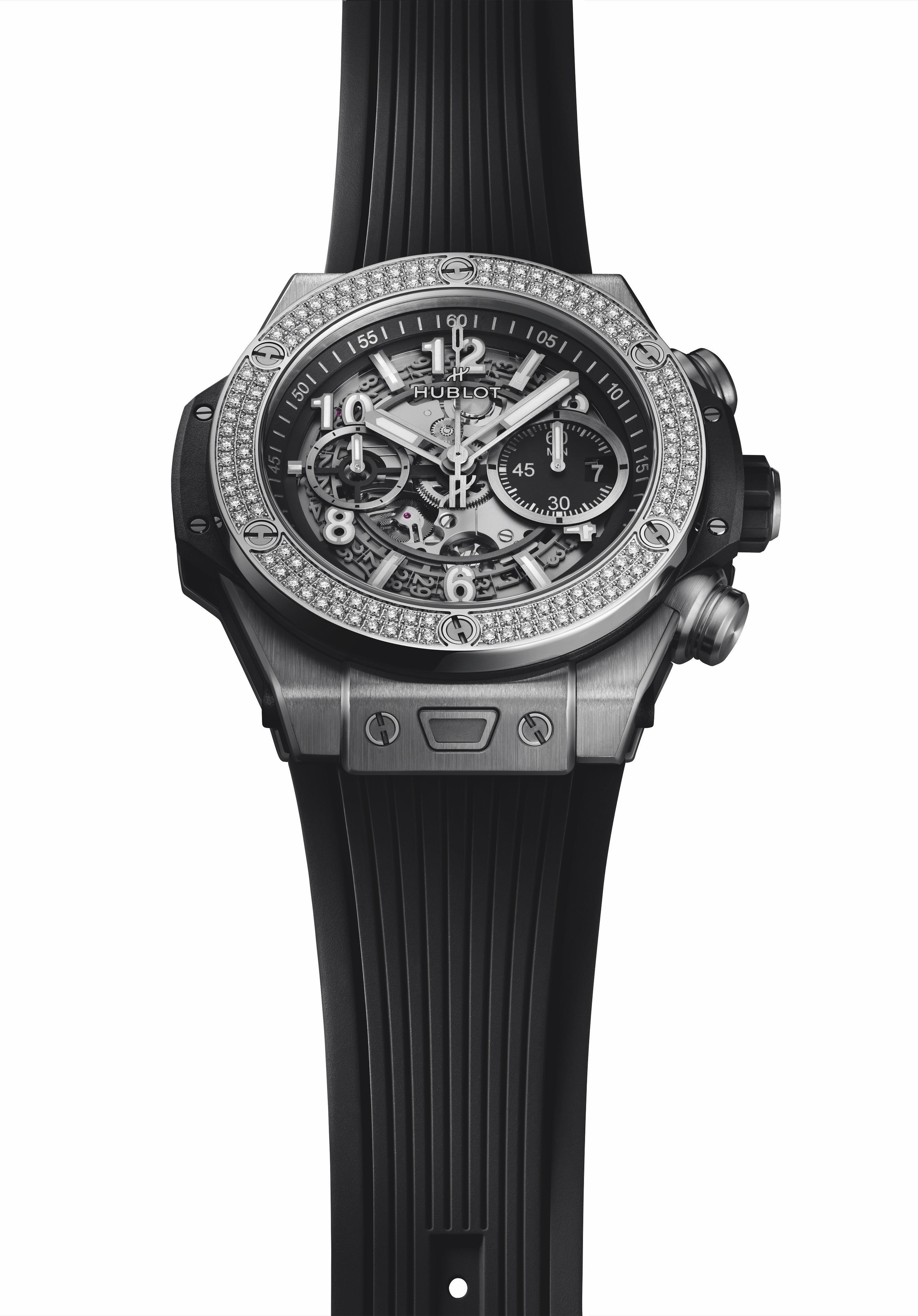 Часы Big Bang Unico Titanium Diamonds