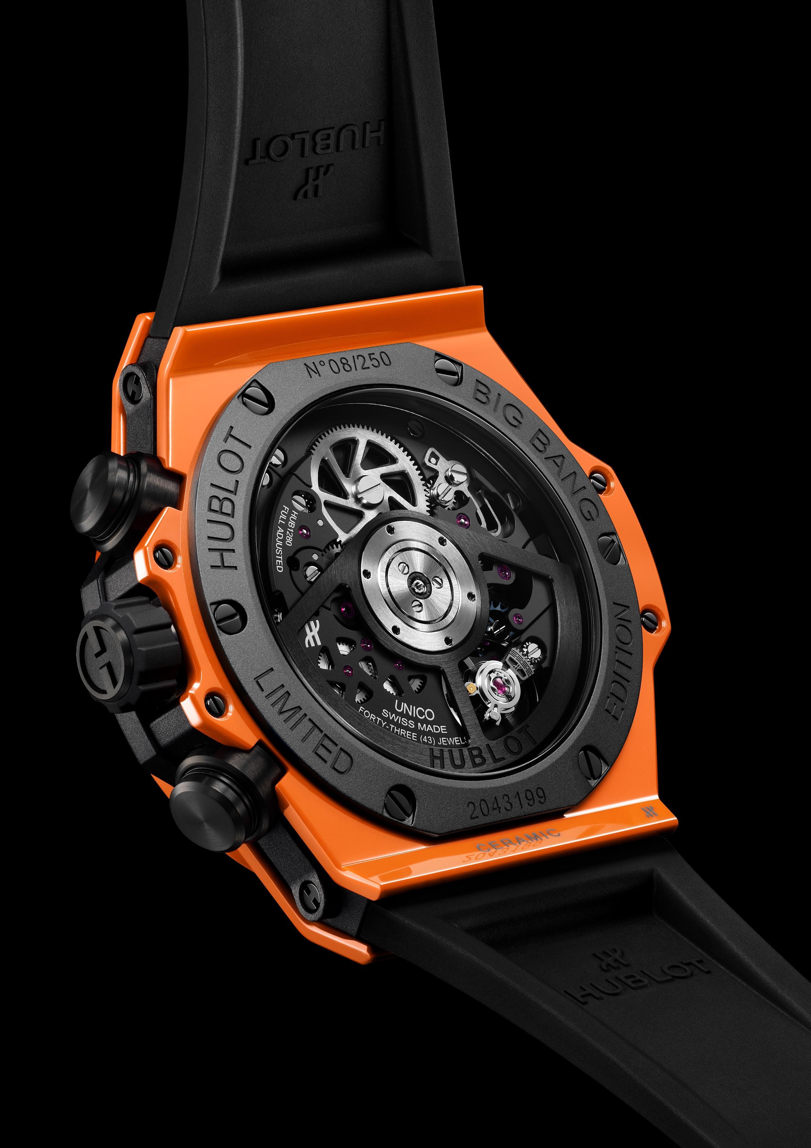Big Bang Unico Orange Ceramic ժամացույց