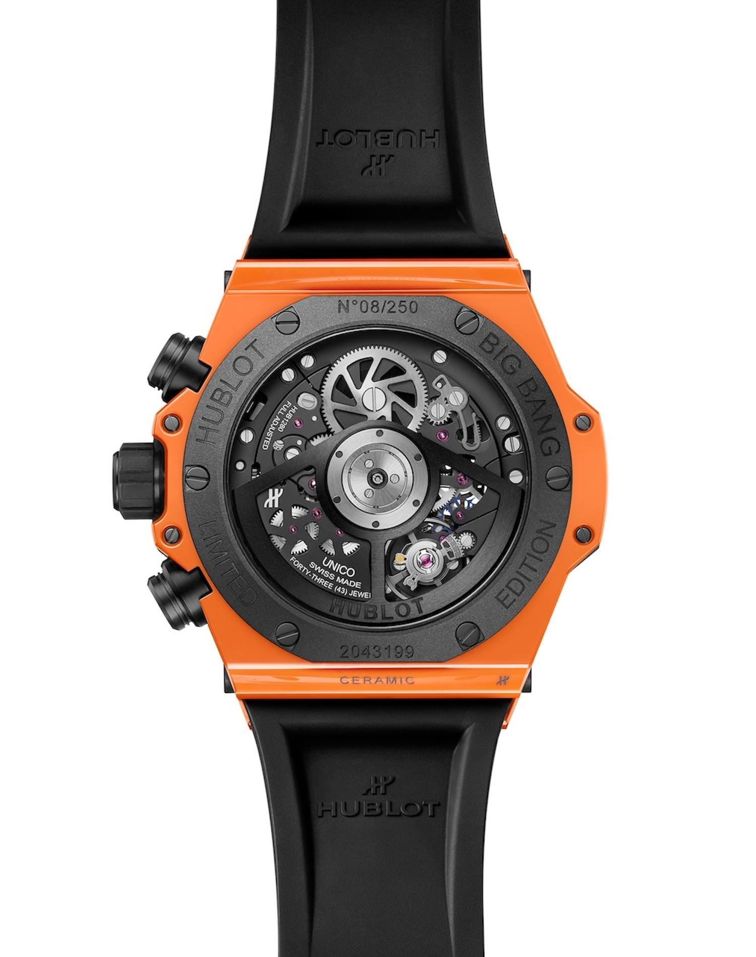 Big Bang Unico Orange Ceramic ժամացույց
