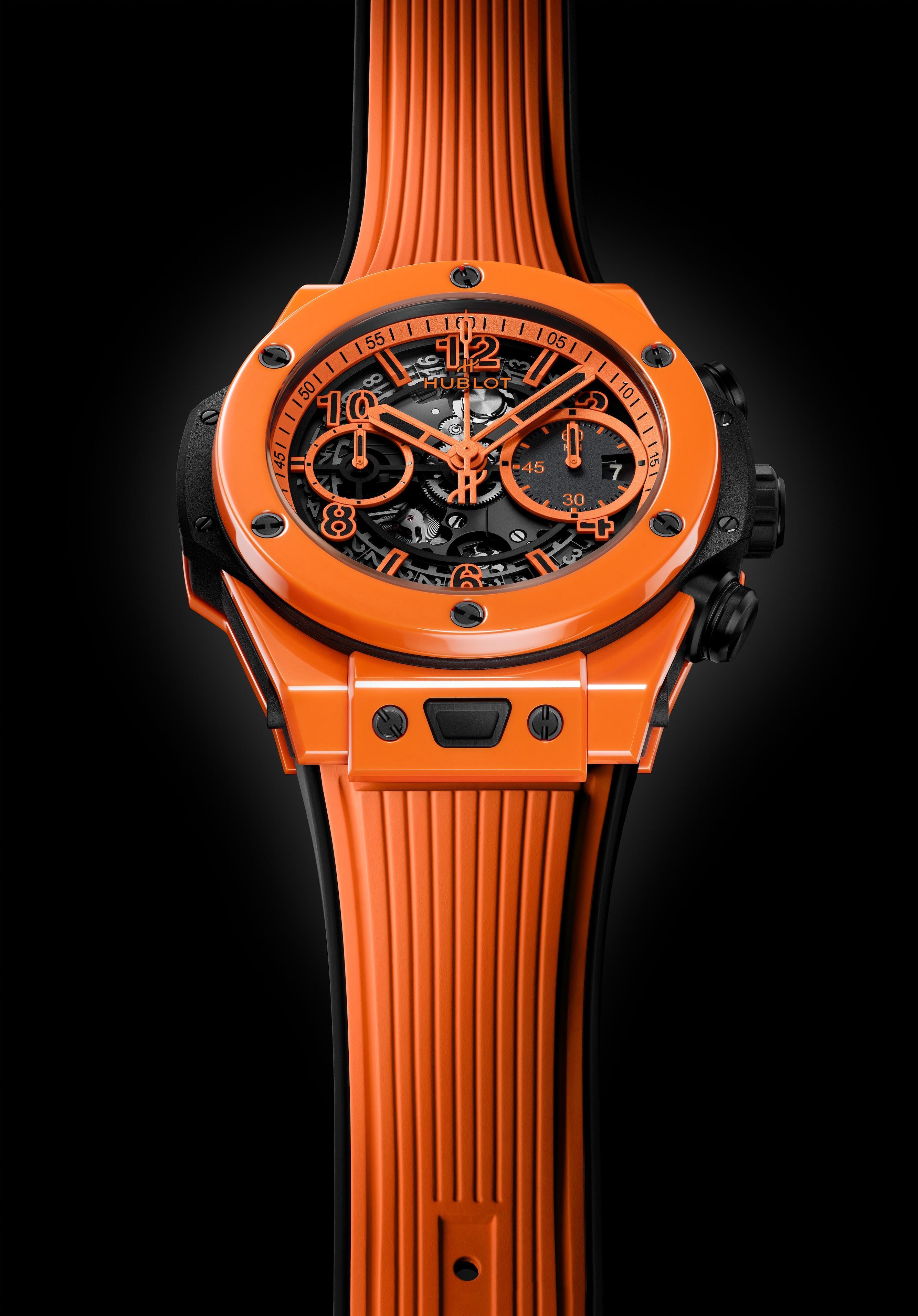 Big Bang Unico Orange Ceramic ժամացույց