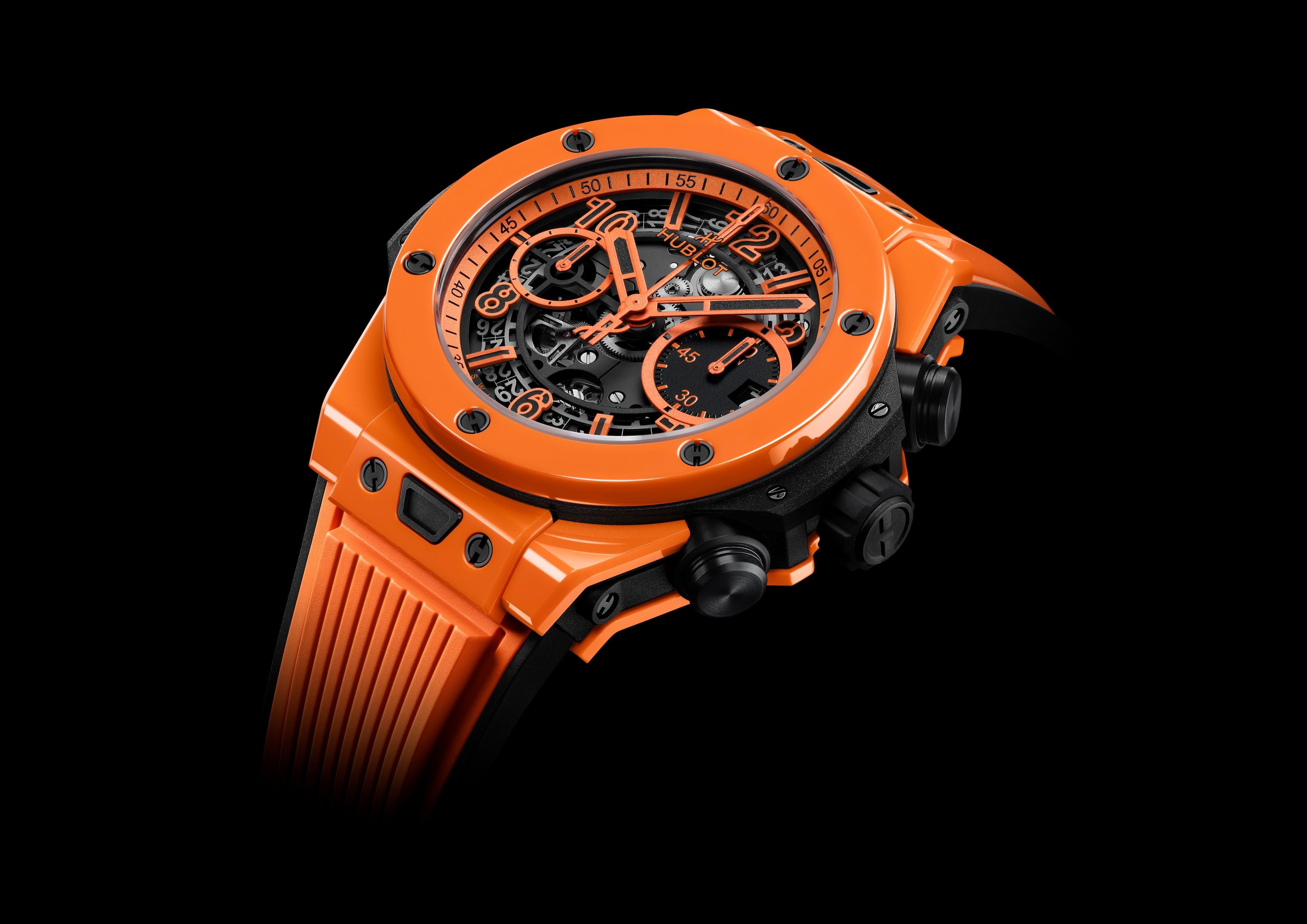 Big Bang Unico Orange Ceramic ժամացույց
