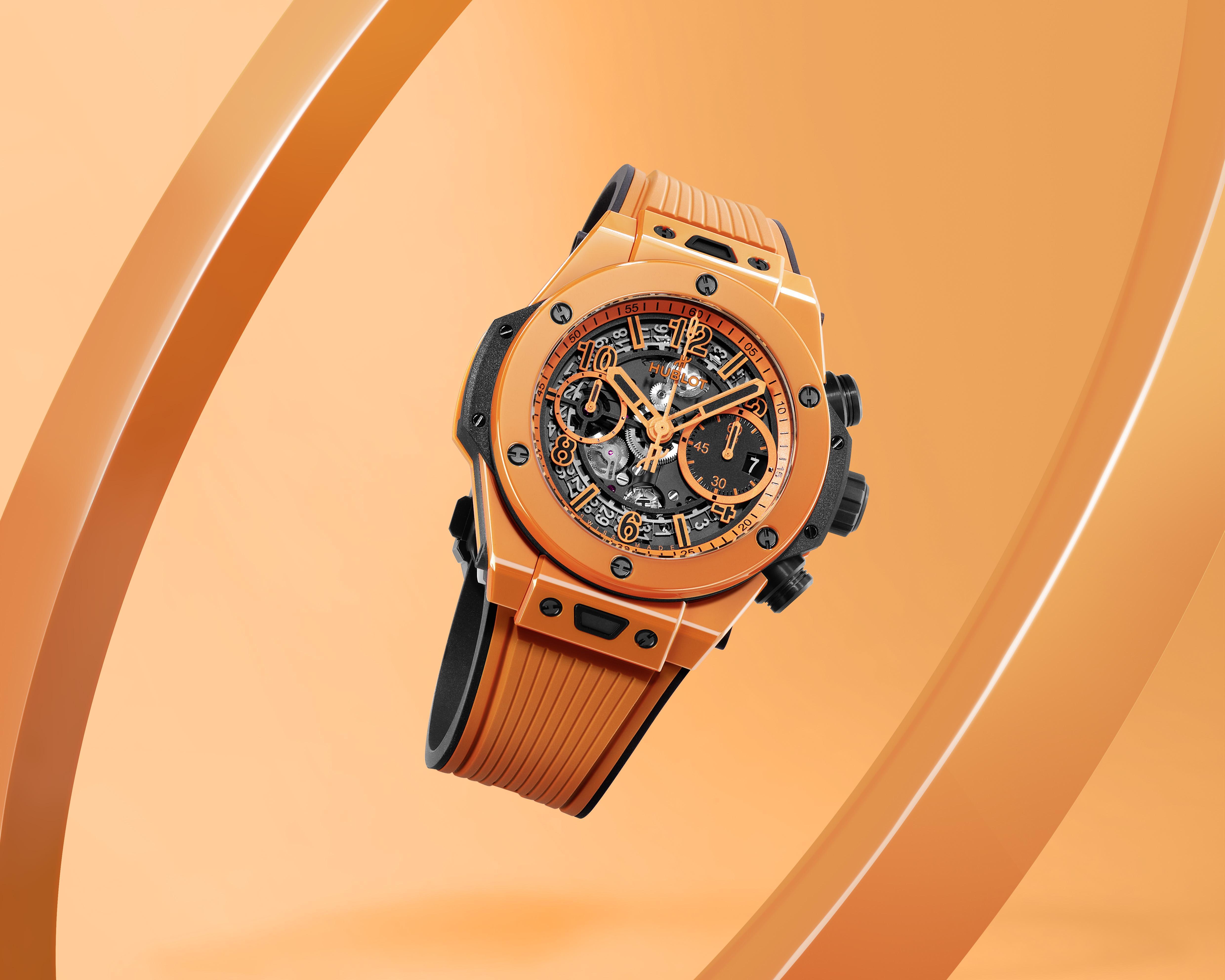 Big Bang Unico Orange Ceramic ժամացույց