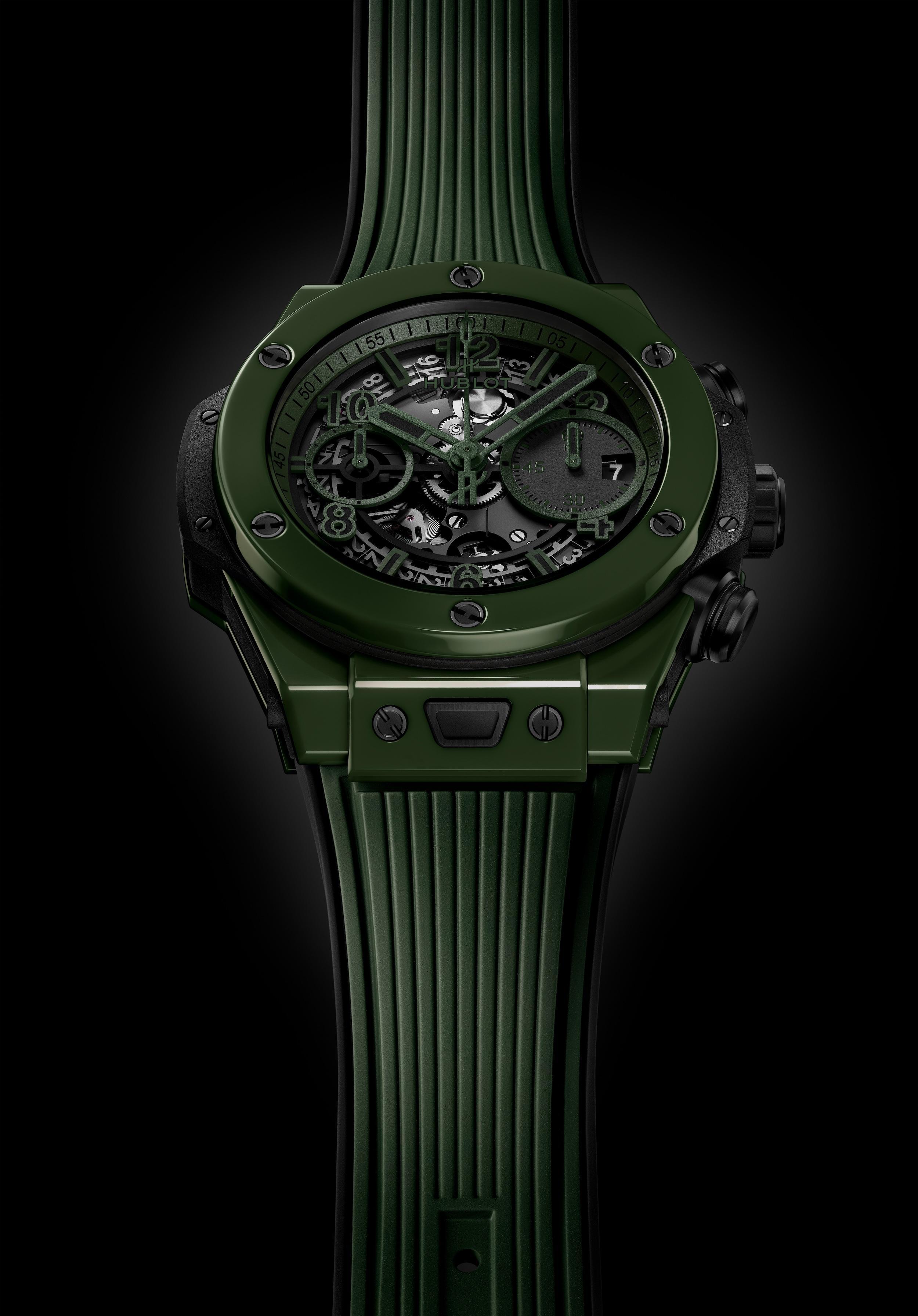 Часы Big Bang Unico Dark Green Ceramic