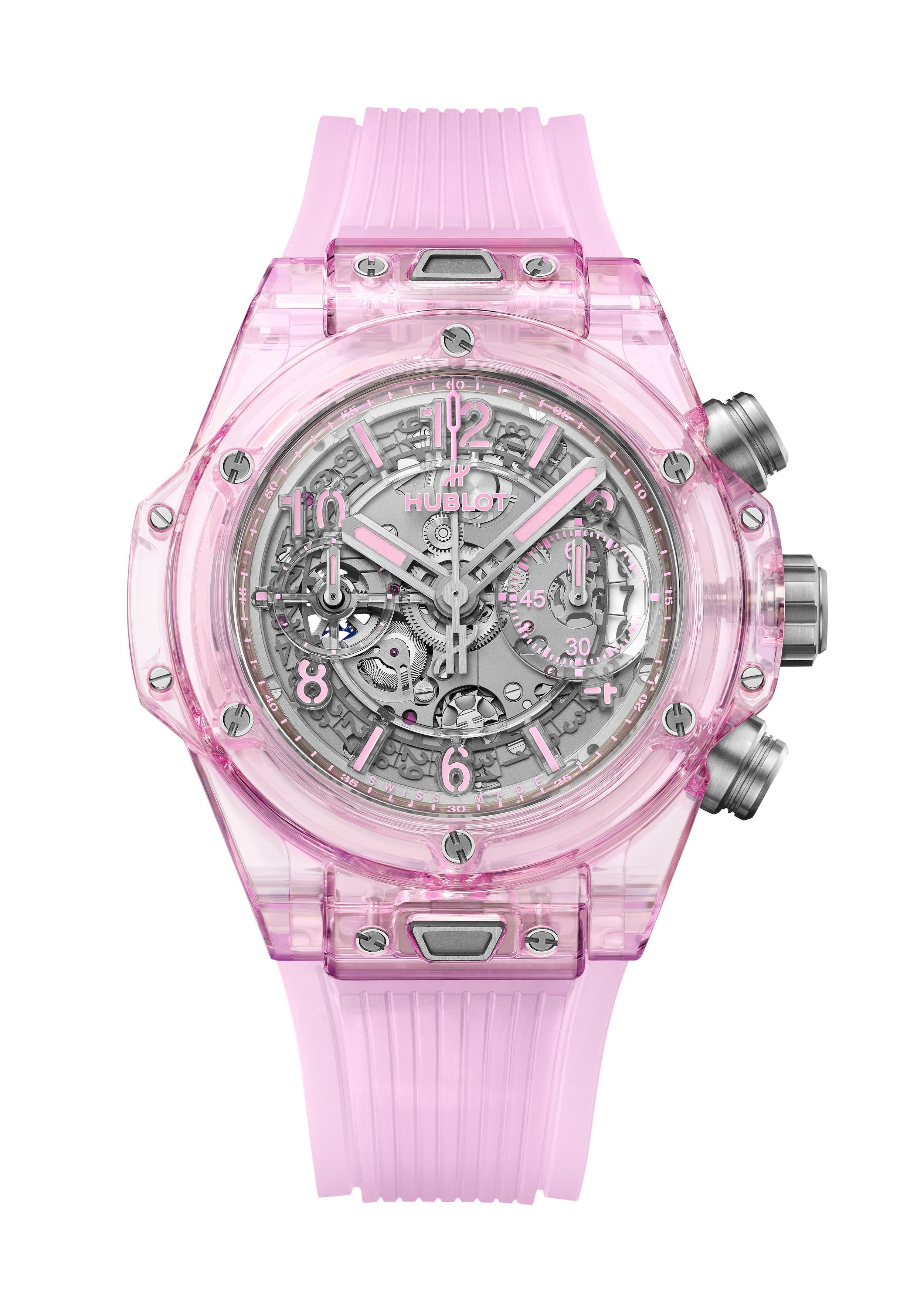 Часы Hublot Big Bang Unico Pink Sapphire 42 мм. Референс 441.JP.4890.RT.