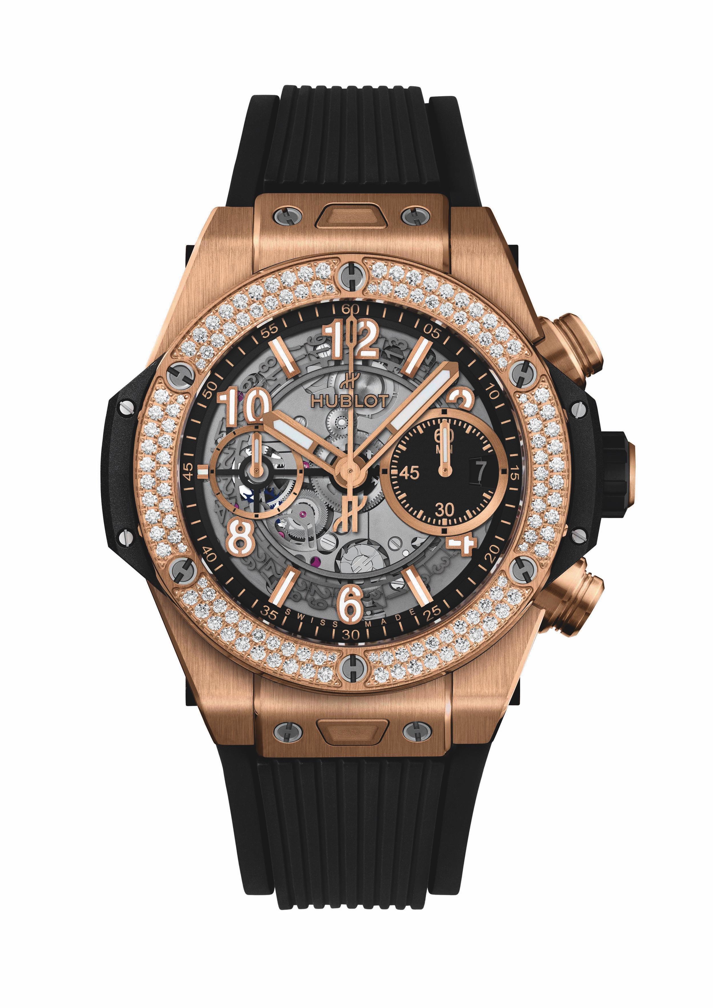 Hublot Big Bang Unico King Gold Diamonds 42 մմ ժամացույց։ Ռեֆերենս՝ 441.OX.1181.RX.1104։