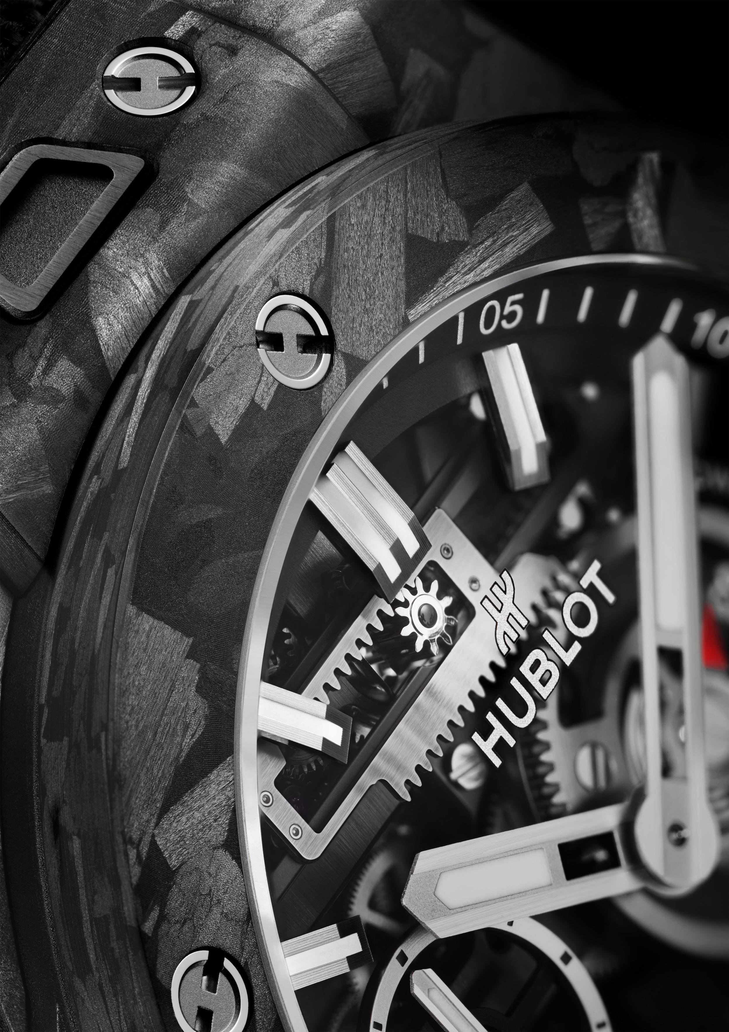 Часы Big Bang Meca-10 Frosted Carbon