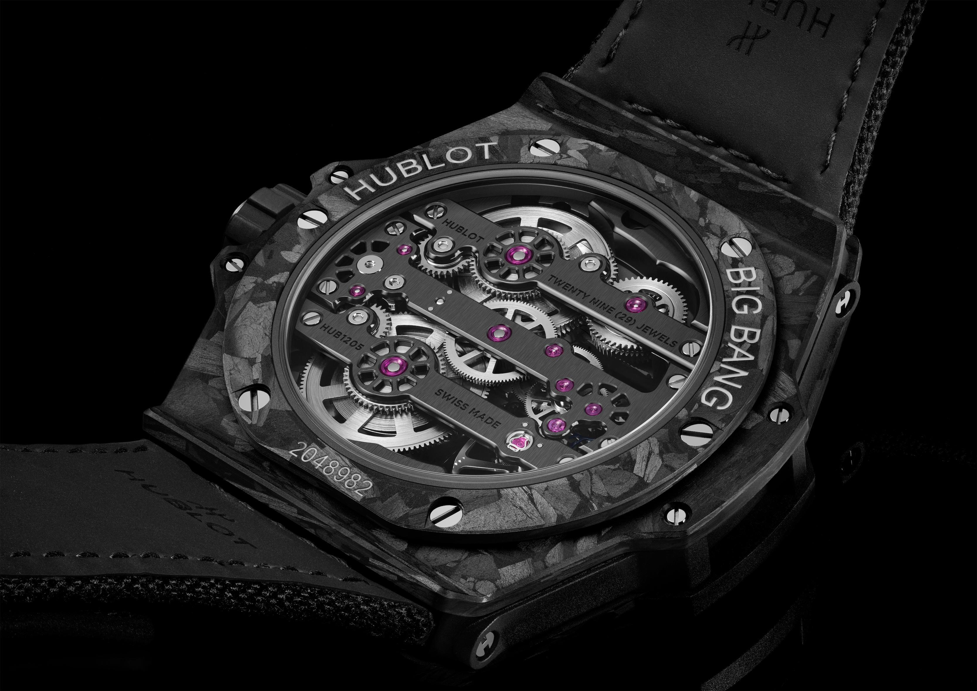 Часы Big Bang Meca-10 Frosted Carbon