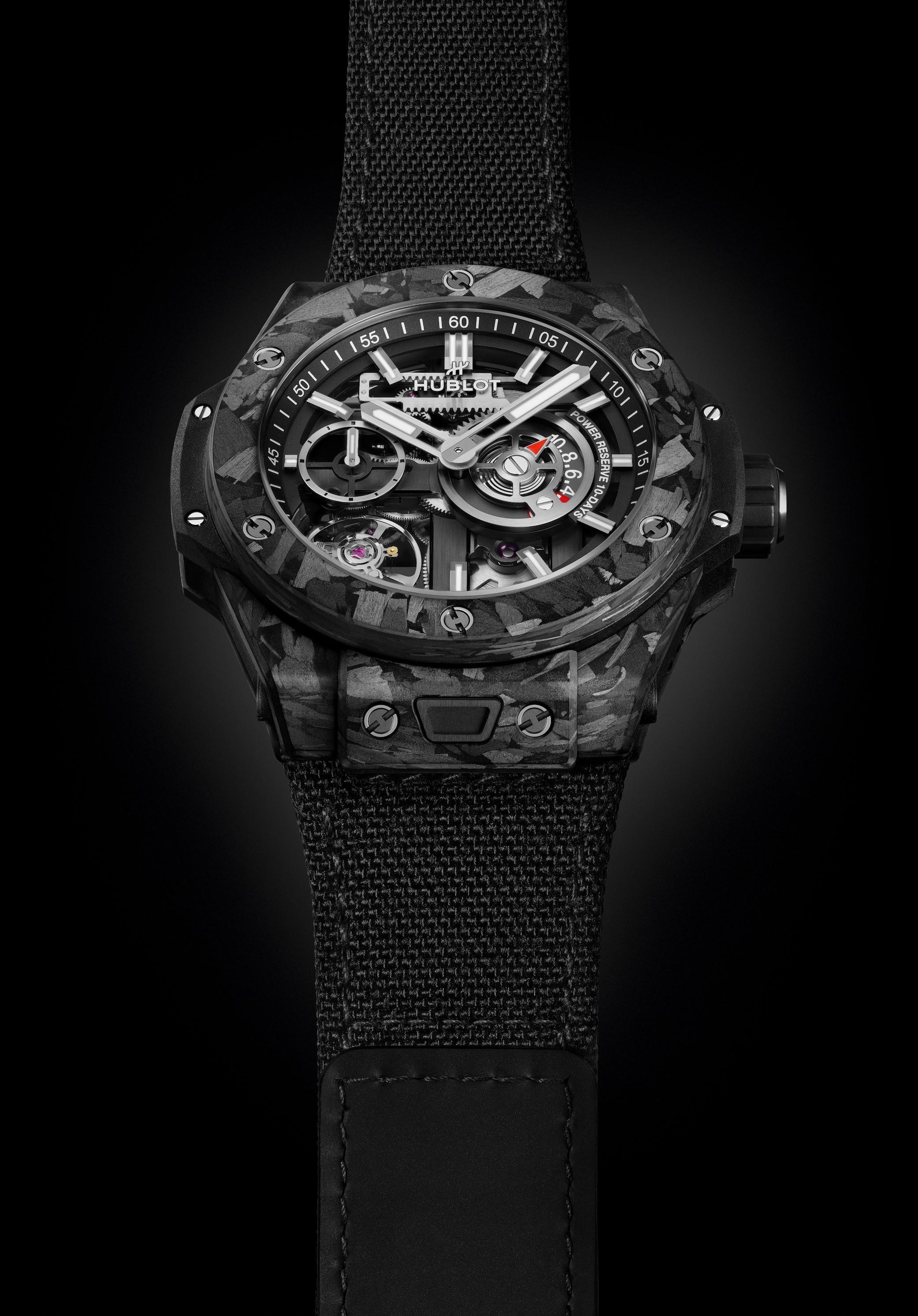 Часы Big Bang Meca-10 Frosted Carbon