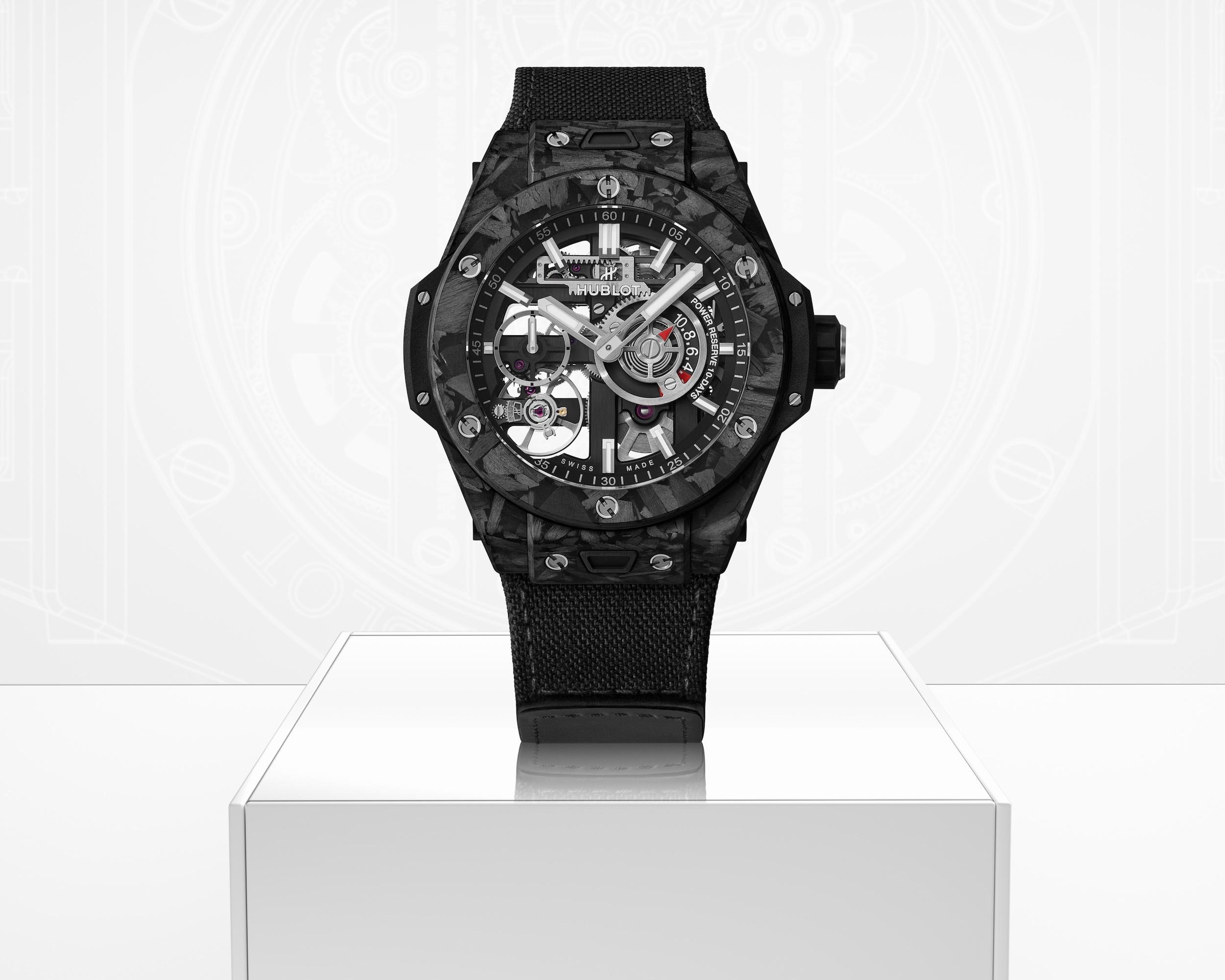 Часы Big Bang Meca-10 Frosted Carbon