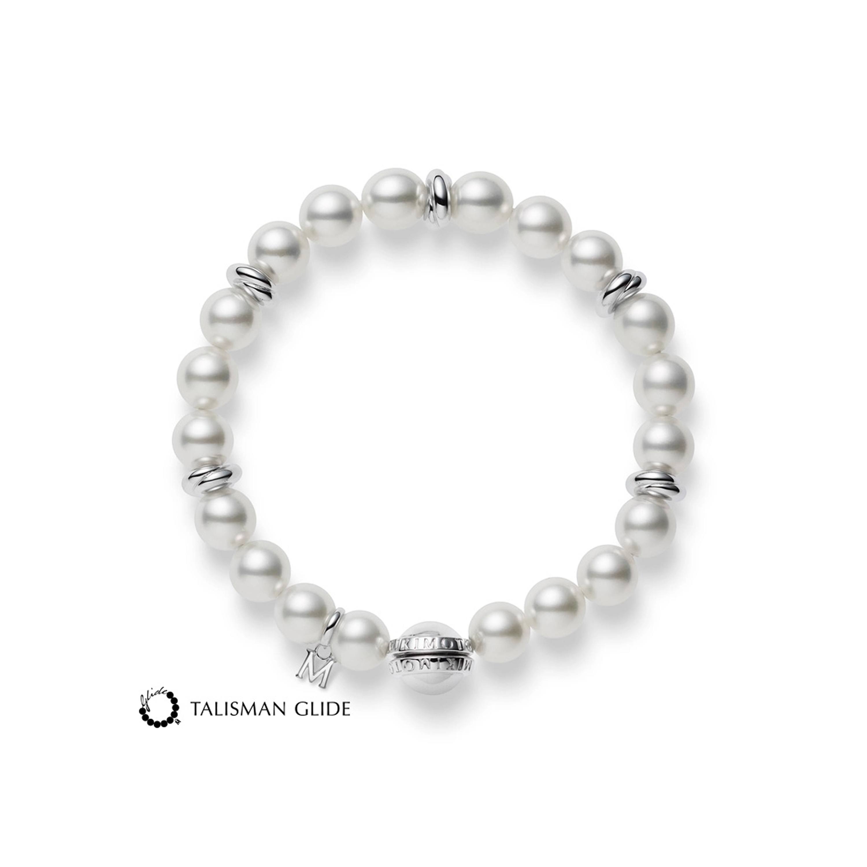 Mikimoto Talisman Glide ապարանջան Ակոյա աճեցված մարգարիտներով։ Ռեֆերենս՝ MDQ10074AXXS։