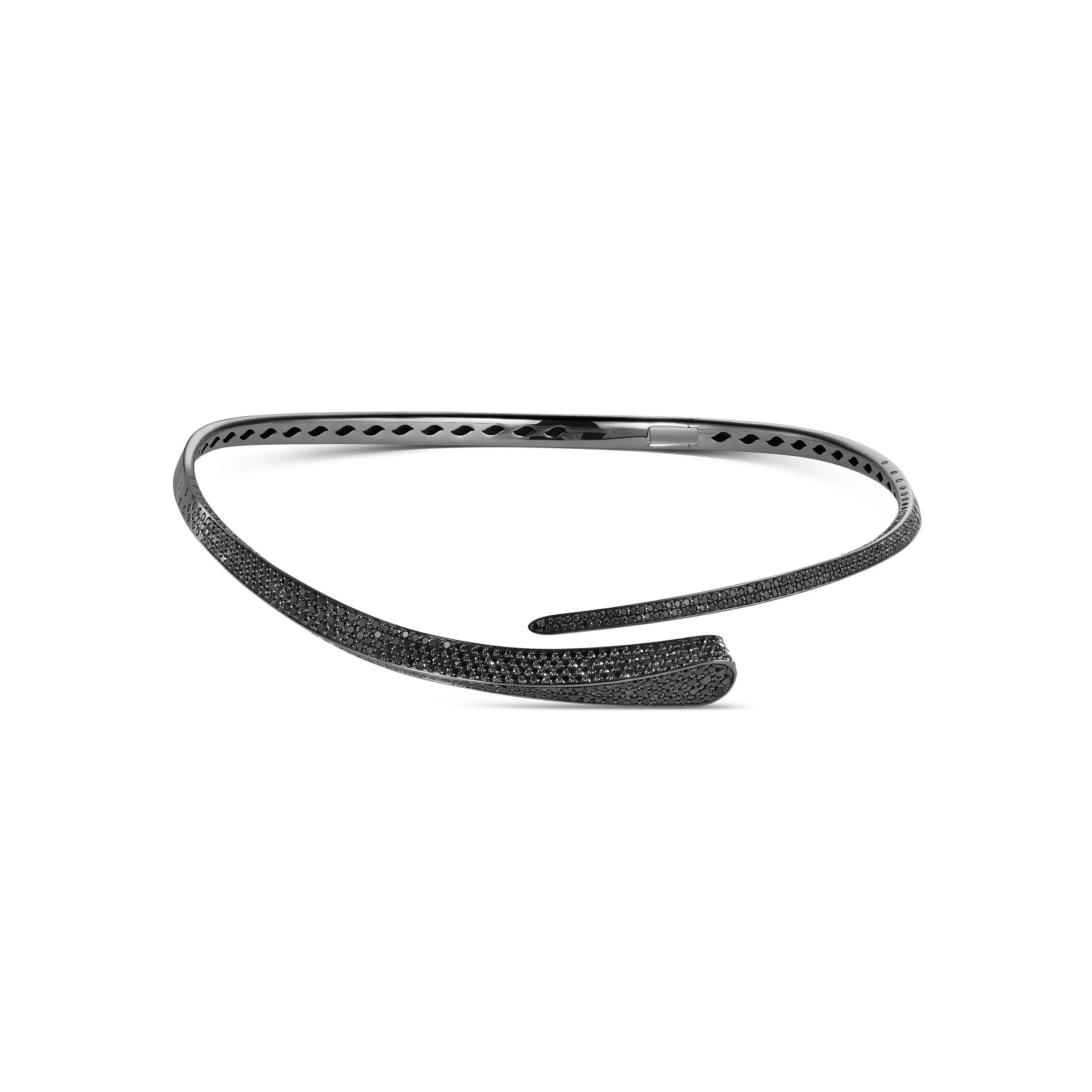 Чокер LIKE REGULAR FULL PAVÉ BLACK TIE, Classic Edition