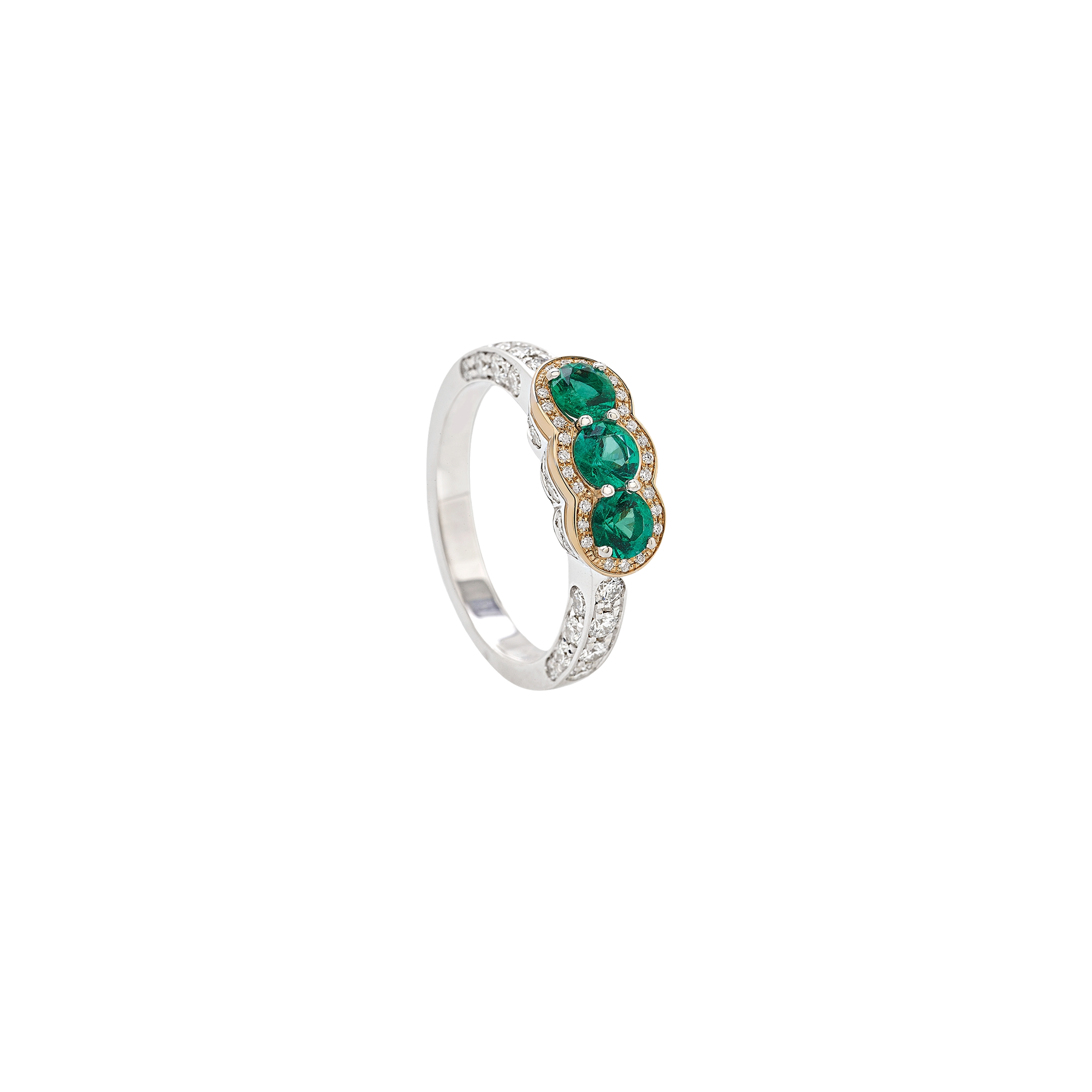 white-and-pink-gold-with-diamonds-and-emeralds-ring