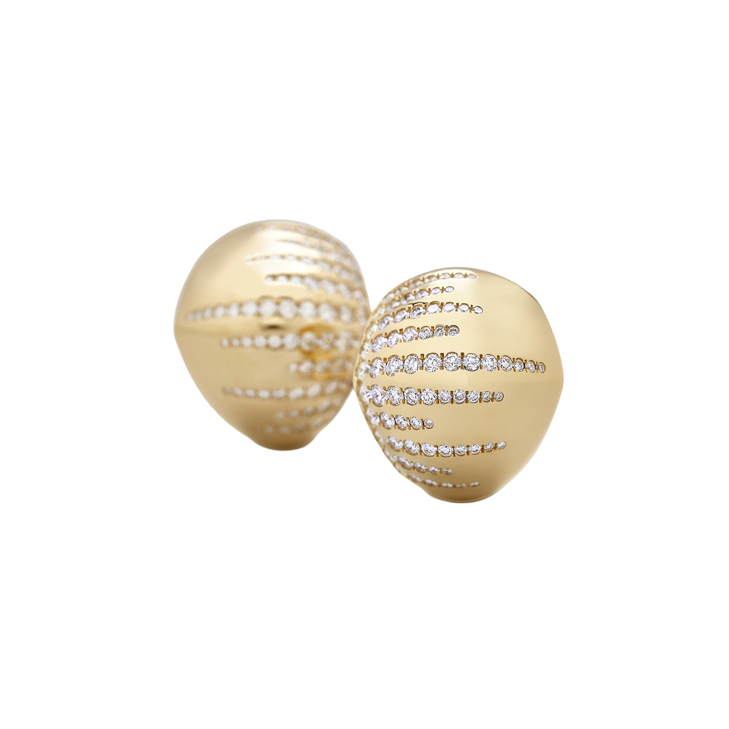 Серьги Giorgio Visconti Mémoires d’Été из белого и розового золота с бриллиантами. Референс B39165. Ювелирный бутик L’Orange Gold, Ереван.