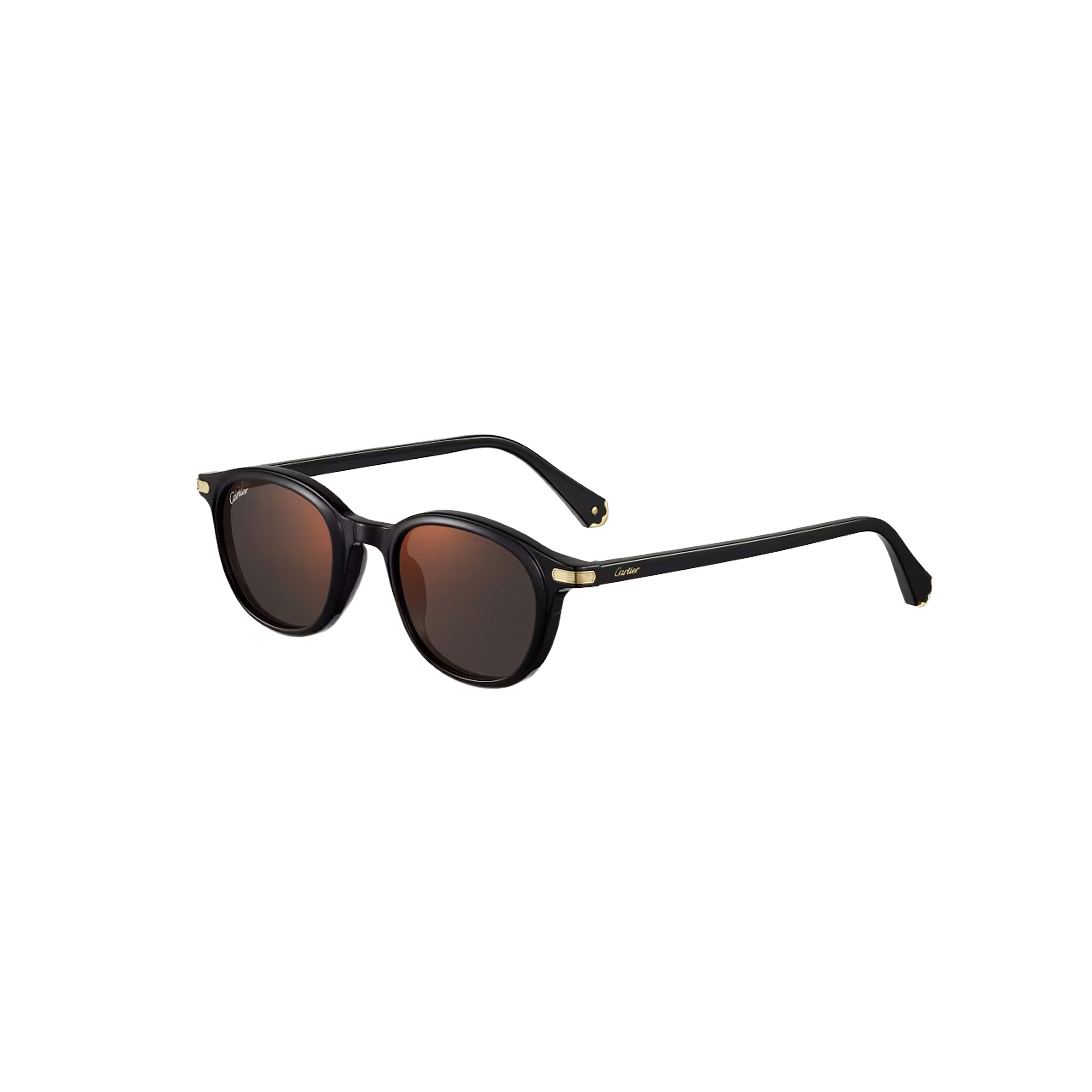 Cartier Première sunglasses CRESW00776, black acetate, gray lenses